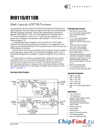 Datasheet Bt8110 manufacturer Mindspeed