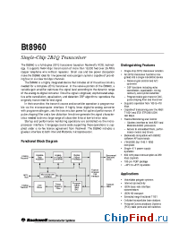 Datasheet Bt8960 manufacturer Mindspeed