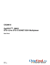 Datasheet CX29610 manufacturer Mindspeed