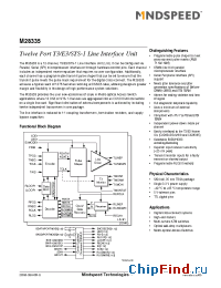 Datasheet M28335 manufacturer Mindspeed