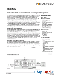 Datasheet RS8235 manufacturer Mindspeed