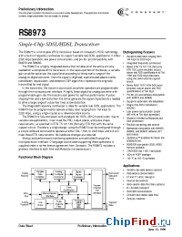 Datasheet RS8973EPF manufacturer Mindspeed