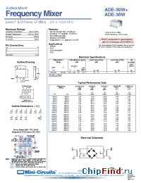 Datasheet ADE-30W+ manufacturer Mini-Circuits