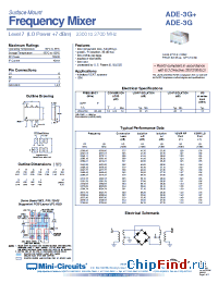 Datasheet ADE-3G+ manufacturer Mini-Circuits