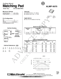 Datasheet ALMP-5075 manufacturer Mini-Circuits