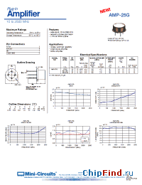Datasheet AMP-25G manufacturer Mini-Circuits