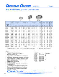 Datasheet BDCA-22-16 manufacturer Mini-Circuits