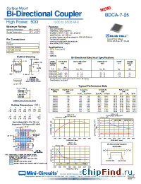 Datasheet BDCA-7-25 manufacturer Mini-Circuits