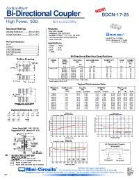 Datasheet BDCN-17-25 manufacturer Mini-Circuits