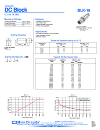 Datasheet BLK-18 manufacturer Mini-Circuits