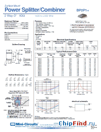 Datasheet BP2U+ manufacturer Mini-Circuits