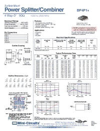 Datasheet BP4U+ manufacturer Mini-Circuits