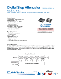 Datasheet DAT-15R5-PP+ manufacturer Mini-Circuits