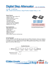Datasheet DAT-15R5-SP+ manufacturer Mini-Circuits