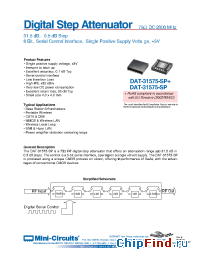 Datasheet DAT-31575-SP+ manufacturer Mini-Circuits