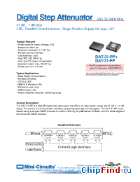Datasheet DAT-31-PP+ manufacturer Mini-Circuits