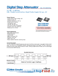Datasheet DAT-31R5-PP+ manufacturer Mini-Circuits