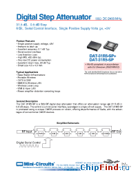 Datasheet DAT-31R5-SP+ manufacturer Mini-Circuits