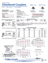 Datasheet DBTC-13-4L+ manufacturer Mini-Circuits