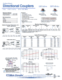 Datasheet DBTC-20-4+ manufacturer Mini-Circuits
