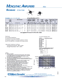 Datasheet DG03-168 manufacturer Mini-Circuits