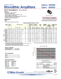 Datasheet GALI-1+ manufacturer Mini-Circuits