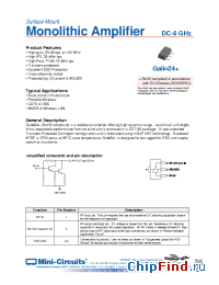 Datasheet GALI-24+ manufacturer Mini-Circuits