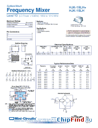 Datasheet HJK-19LH manufacturer Mini-Circuits