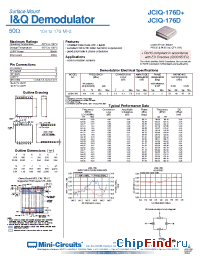Datasheet JCIQ-176D+ manufacturer Mini-Circuits