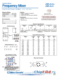 Datasheet JMS-2LH+ manufacturer Mini-Circuits
