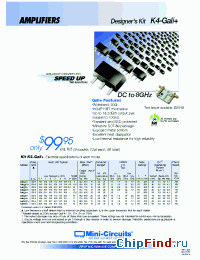 Datasheet K4-DBTC-75L+ manufacturer Mini-Circuits
