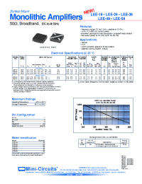 Datasheet LEE-19_29_39_49_59 manufacturer Mini-Circuits