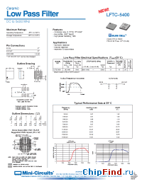 Datasheet LFTC-5400 manufacturer Mini-Circuits