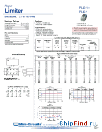 Datasheet PLS-1 manufacturer Mini-Circuits