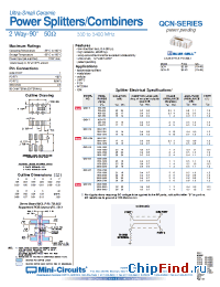 Datasheet QCN manufacturer Mini-Circuits