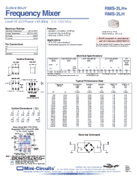 Datasheet RMS-2LH+ manufacturer Mini-Circuits