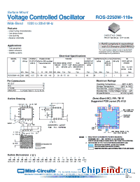 Datasheet ROS-2250W-119+ manufacturer Mini-Circuits
