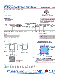 Datasheet ROS-2432-119+ manufacturer Mini-Circuits