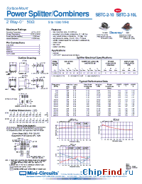 Datasheet SBTC-2-10 manufacturer Mini-Circuits