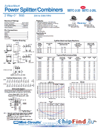 Datasheet SBTC-2-20L manufacturer Mini-Circuits