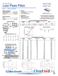 Datasheet SCLF-25+ manufacturer Mini-Circuits