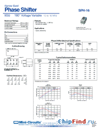 Datasheet SPH-16 manufacturer Mini-Circuits