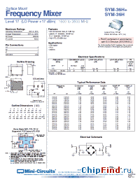 Datasheet SYM-36H manufacturer Mini-Circuits