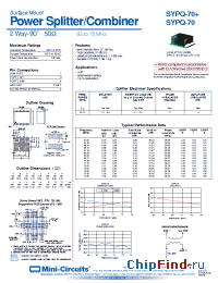 Datasheet SYPQ-70+ manufacturer Mini-Circuits