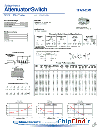 Datasheet TFAS-2SM manufacturer Mini-Circuits