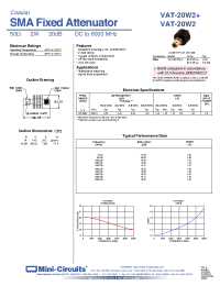 Datasheet VAT-20W2 manufacturer Mini-Circuits