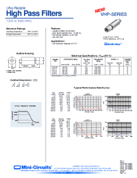 Datasheet VHP-16 manufacturer Mini-Circuits