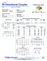 Datasheet ZABDC20-2400-S manufacturer Mini-Circuits