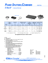 Datasheet ZB6PD-17 manufacturer Mini-Circuits