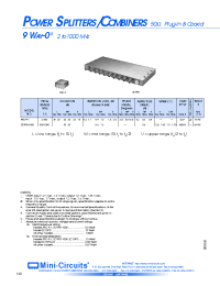 Datasheet ZC10PD-26 manufacturer Mini-Circuits